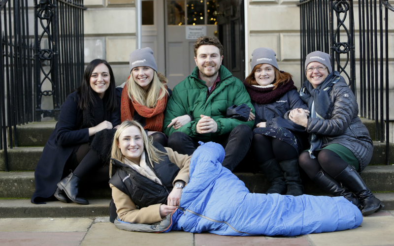 Edinburgh ladies lay down the law for charity night under the stars