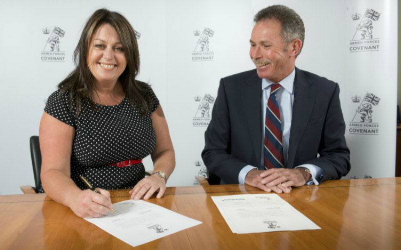 Thorntons Supports Armed Forces Covenant