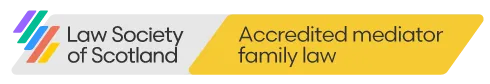 Accredited by the Law Society of Scotland as a specialist in Family Law.