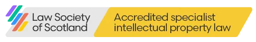  Accredited by the Law Society of Scotland as a specialist in Intellectual Property.