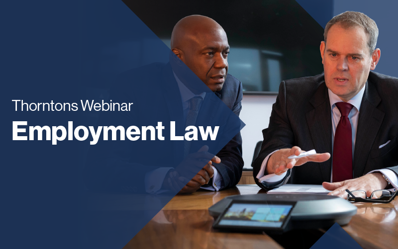 Employment Law Webinar | Restructuring, Redundancy and Insolvency.