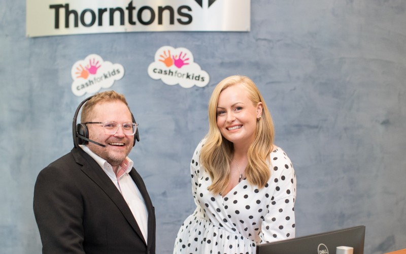 Thorntons launches Cash for Kids charity wills campaign to support vulnerable children and families