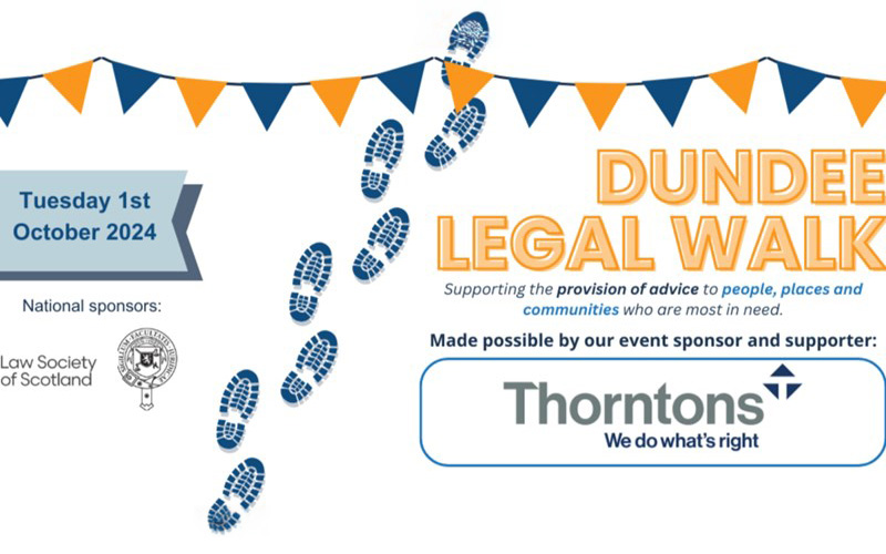 Dundee legal community urged to support charity walk