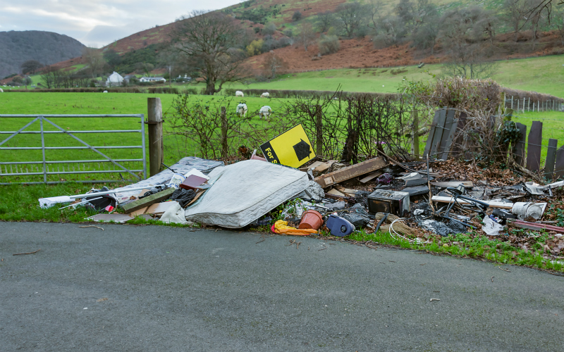 The cost of Fly-tipping to land owners